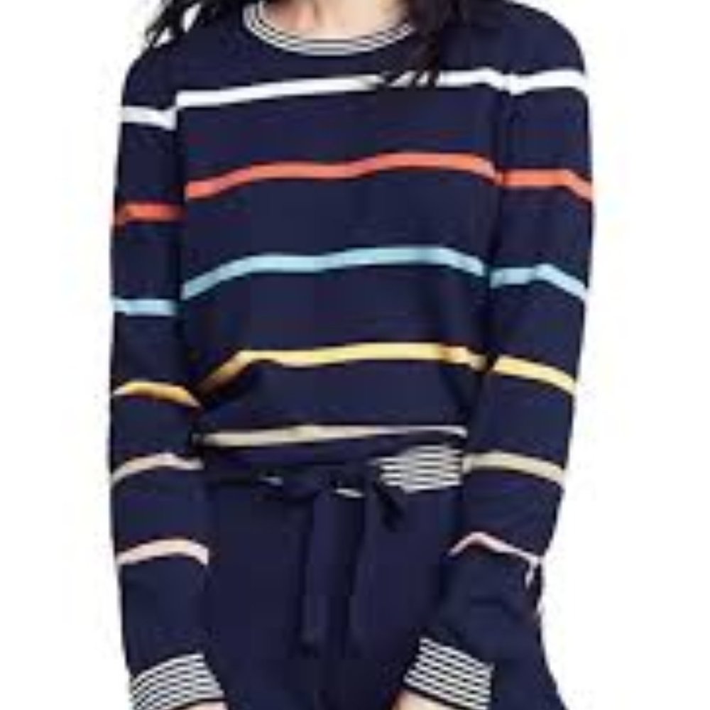Faherty Crewneck Striped Sweater (size small)